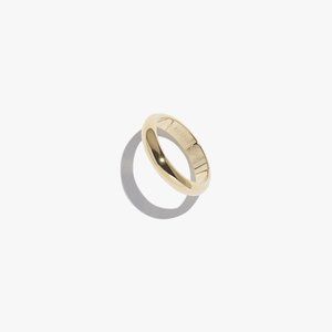 Ready Made Basic Object Ring - Gold Size 6